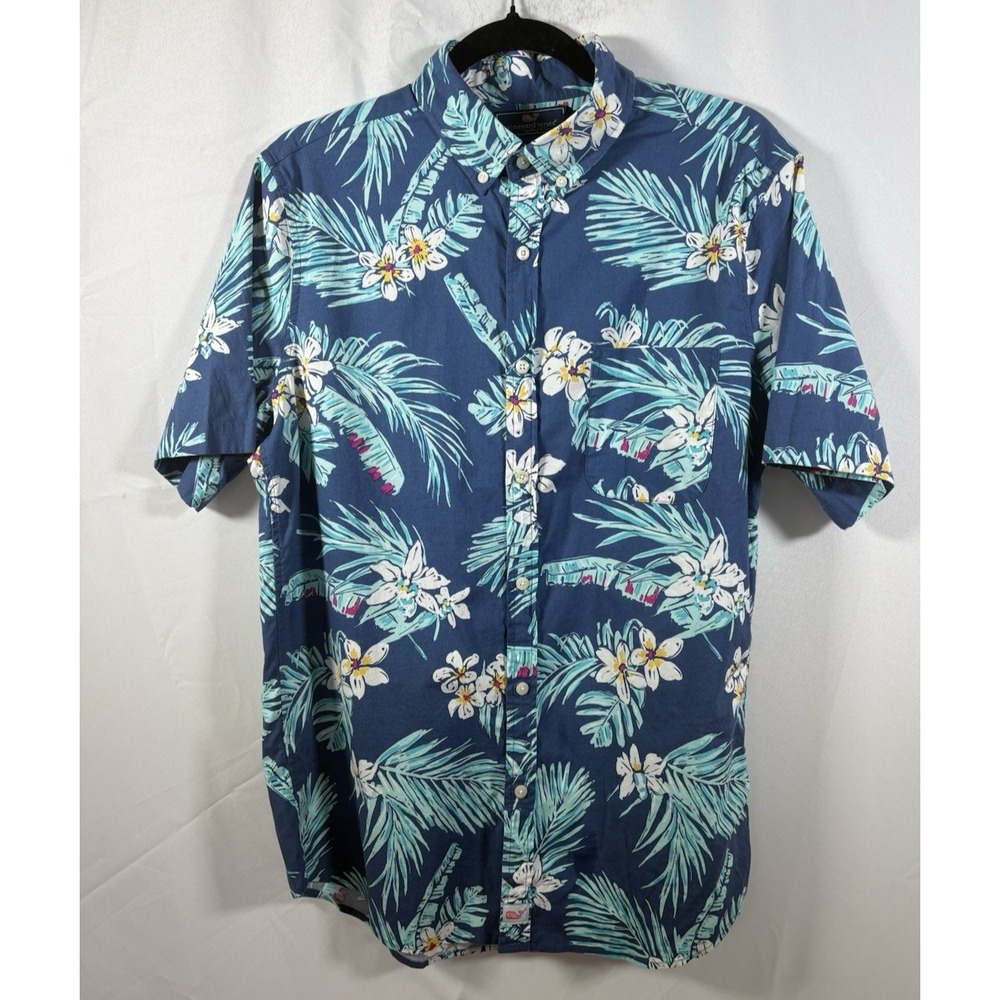 Vineyard Vines shirt size M hawaiian tropical short sleeves